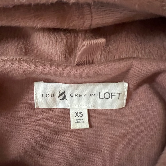 Lou & Grey Signiture Softblend Hoodie. Size XS. Rose colored - Picture 4 of 6